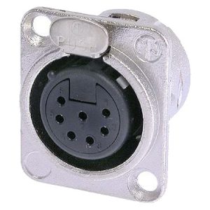 NEUTRIK NC7FD-L-1 Conector chasis XLR hembra de 7 pines
