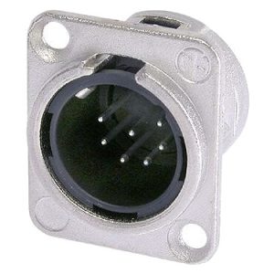 NEUTRIK NC7MD-L-1 Conector chasis XLR macho de 7 pines