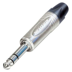 NEUTRIK NP3X Conector plug de 1/4" estéreo de perfil estrecho (TRS)