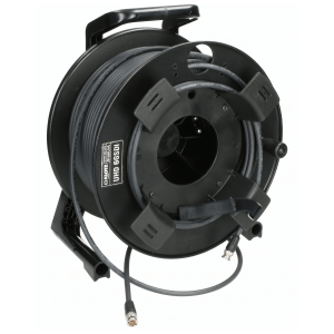 KLOTZ VHLS1NS075 Cable UHD 6G-SDI 75m en tambor, baja pérdida y fuerza total para campo y estudio