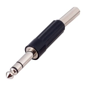 REAN NYS204 Conector plug 1/4" stereo 3 polos de plástico