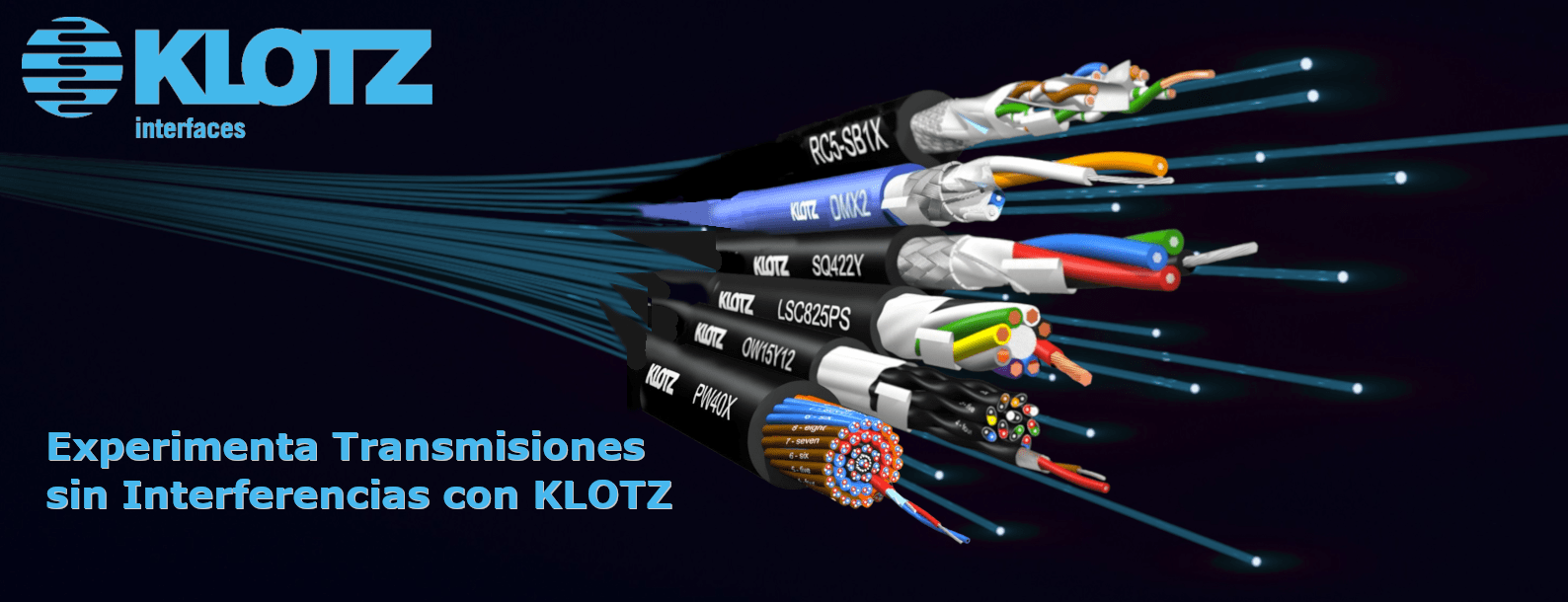 Cables KLOTZ AIS para transmisión profesional de audio y datos