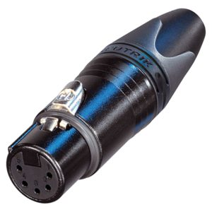 NEUTRIK NC5FXX-B conector XLR hembra