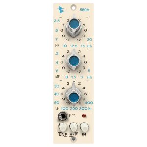 API 550A SE2 Equalizador de 3 bandas Vintage Cream Faceplate serie 500 edicion especial