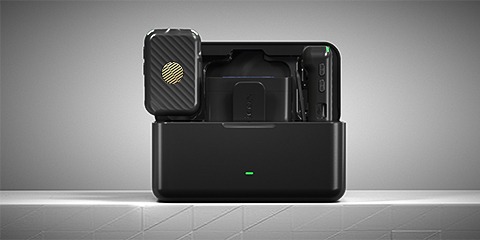 micrófono inalámbrico profesional 2.4GHz iCON AirMic Pro Black sistema digital dual