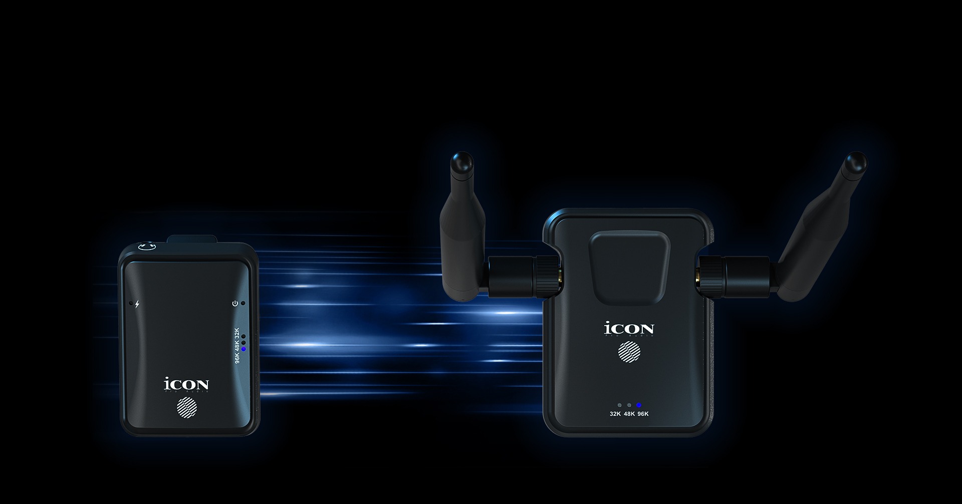 ICON AirMon Pro: Monitoreo inalámbrico profesional 24 bit 96kHz en estudio