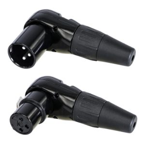 XLR 3 pines Par RC3MR-BAG + RC3FR-BAG pack de Contactos Plateados