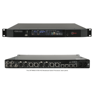 ORBAN 5750 HD2 Procesamiento 5-bandas baja latencia, doble cadena FM/HD, E/S AES67/ST2110