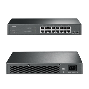 TP-Link TL-SG1016D Switch Gigabit 16 Puertos 32Gbps SoundGrid Dante AES67 Rackmount