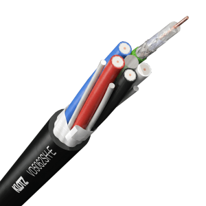 KLOTZ VD5062SH-E.001 Cable Video 75Ω UHD 12G-4K: 5 Vías, Doble Blindaje, Retardante de Llama - Por Metro