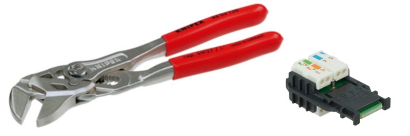 Pinza de crimpado paralelo Neutrik HX-CAT6A para conectores etherCON