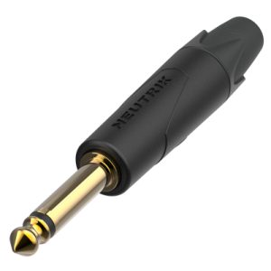 Neutrik NP2XX-AU-0 Conector Plug 1/4 TS Mono con Contactos de Oro Premium