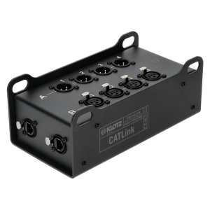 KLOTZ CLAES44T-X3M3F CATLink TRUSS 2x4-channel audio stagebox 2x etherCON F-4/4x XLR 3p M/F